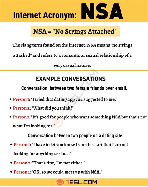 nsa meaning in chat